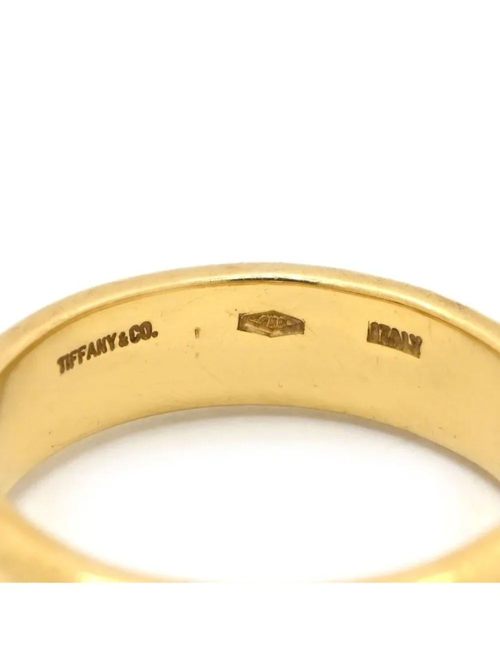 Tiffany & Co Ring Signature Diamond Yellow Gold White T& 18k YG WG